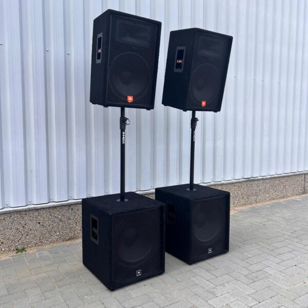 JBL JRX115 (2) + JRX218S (2)