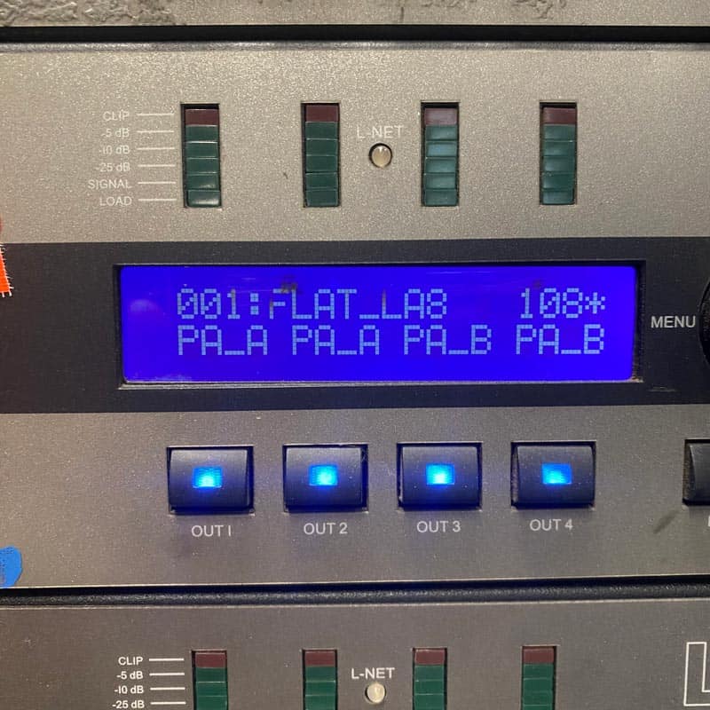 L-Acoustics LA8 R3 AES/EBU Display Imperfection - Image 2